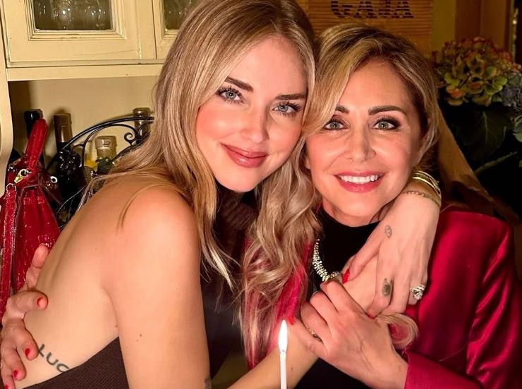 Chiara Ferragni compleanno della mamma