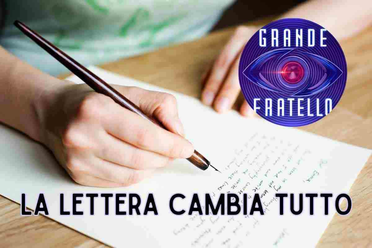 Grande Fratello lettera concorrente abbandono