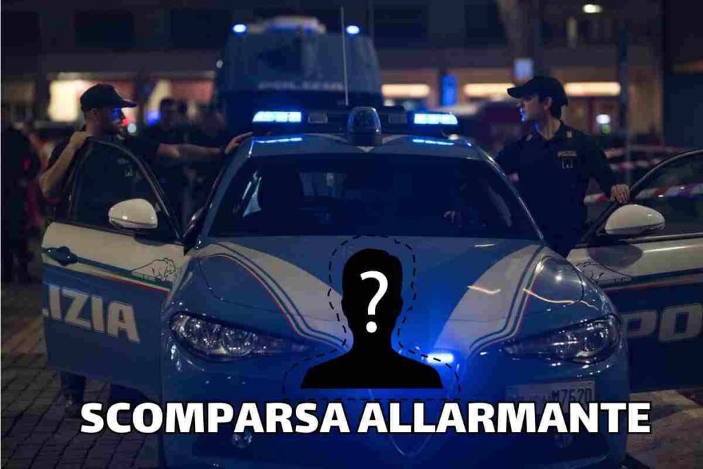 Polizia ricerche ragazzo sparito