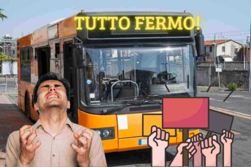 Sciopero Autobus a roma atac