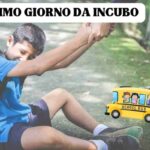 Autobus scuola errore bambino abbandono