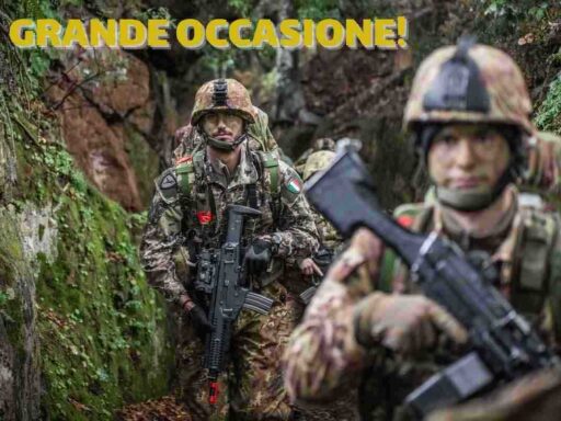 Occasione esercito italiano come entrare